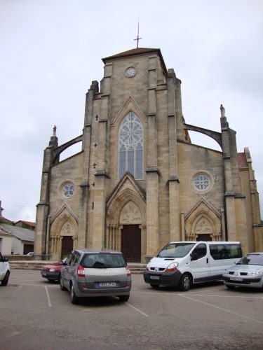 Belmont-de-la-Loire_(Loire,_Fr)_église,_façade